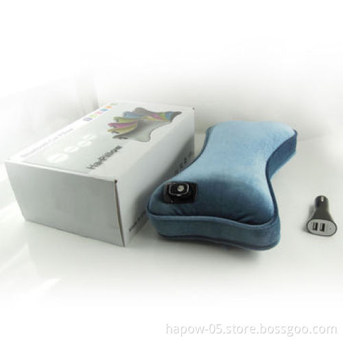 Bluetooth handsfree car phone kit for handling phone call while driving/works as travel pillow